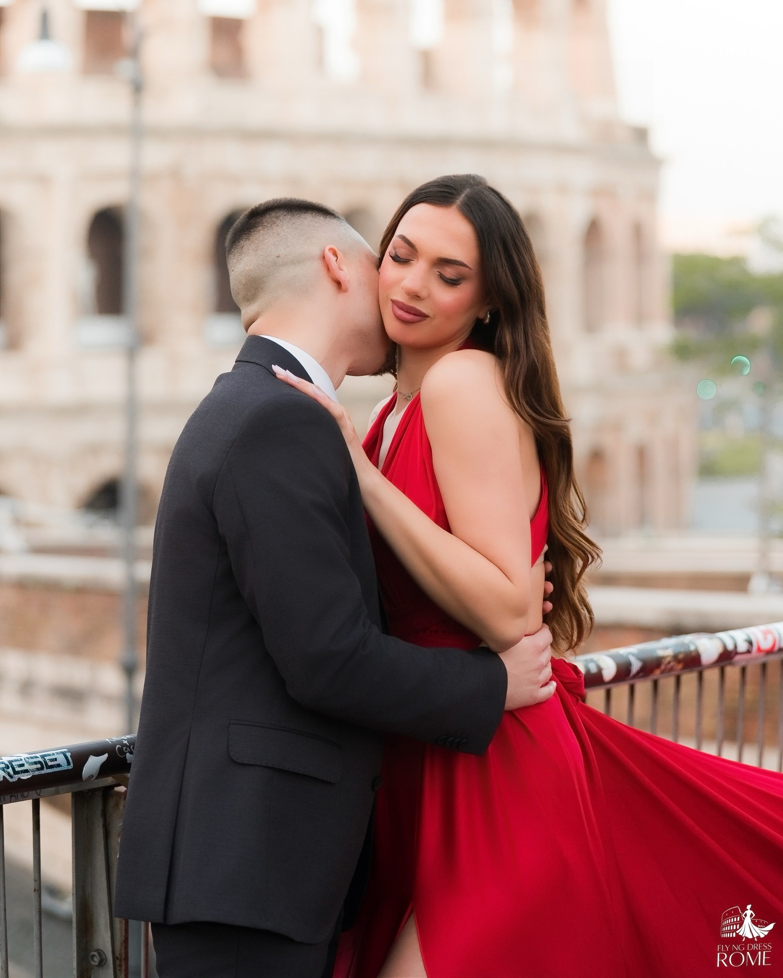 Servizio fotografico flying dress a Colosseo, Roma